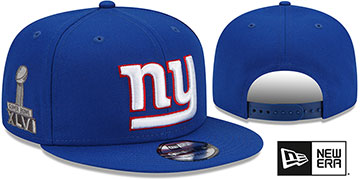 Giants 'SUPER BOWL XLVI SIDE-PATCH SNAPBACK' Hat by New Era