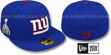 NY Giants 'SUPER BOWL CHAMPS XLVI' Royal Fitted Hat by New Era
