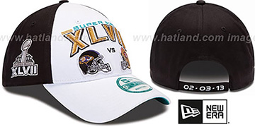 Super Bowl XLVII 'DUELING HELMETS' Strapback Hat by New Era