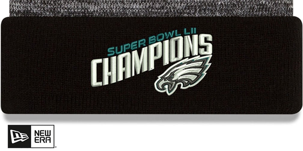 Eagles 'NFL SUPER BOWL LII CHAMPIONS ' Knit Beanie Hat by New Era