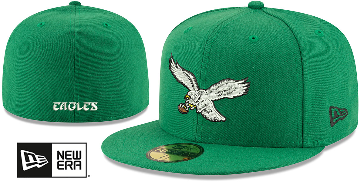 Eagles 'TB SUPER BOWL LIX' Kelly Fitted Hat by New Era