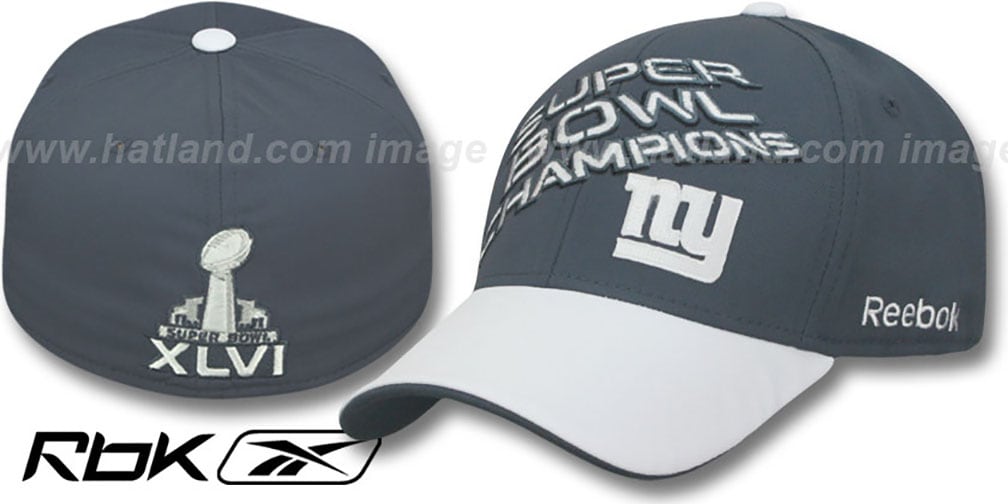 NY Giants 'SUPERBOWL XLVI CHAMPS' Hat by Reebok