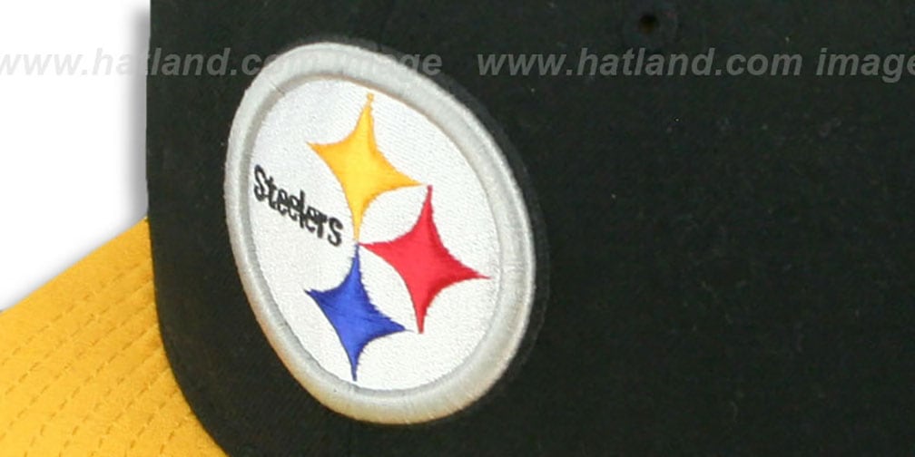 Steelers 'SUPER BOWL IX' Black-Gold Fitted Hat by New Era