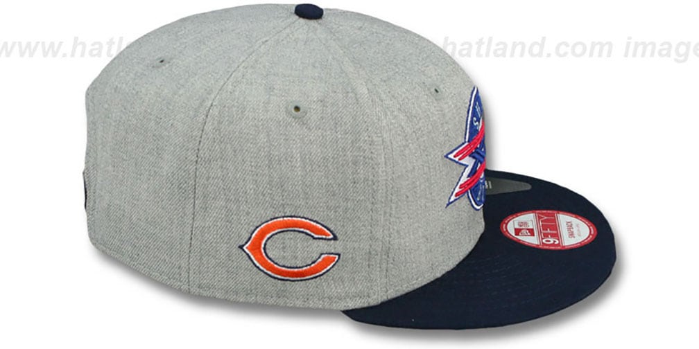 Bears 'SUPER BOWL XX SNAPBACK' Grey-Navy Hat by New Era