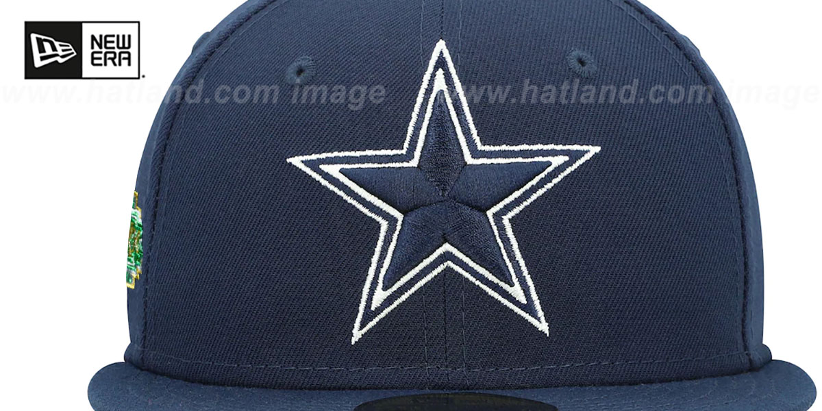 Cowboys SB XXX 'CITRUS POP' Navy-Green Fitted Hat by New Era