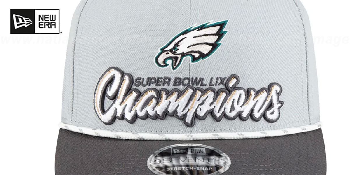 Eagles 'SUPER BOWL LIX CHAMPIONS LOCKER ROOM' Hat by New Era