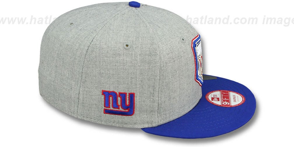NY Giants 'SUPER BOWL XXV SNAPBACK' Grey-Royal Hat by New Era