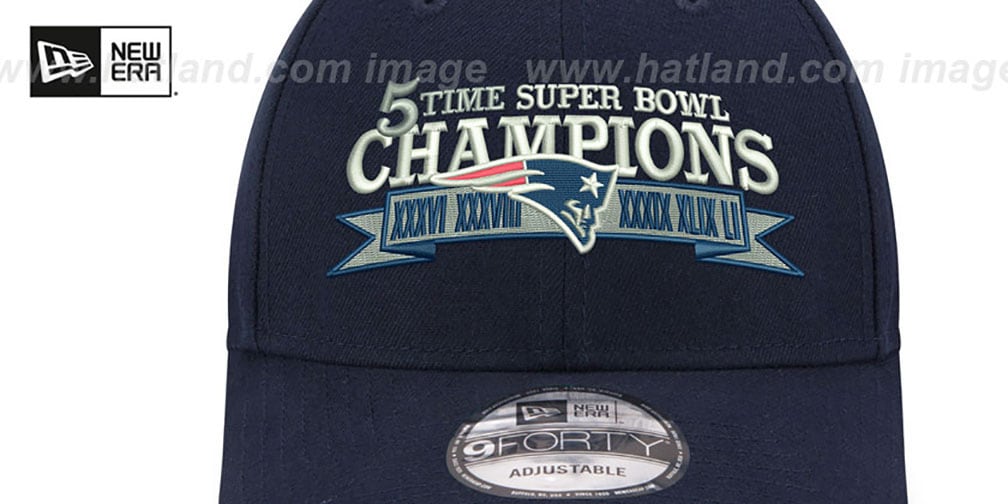 patriots super bowl championship hats