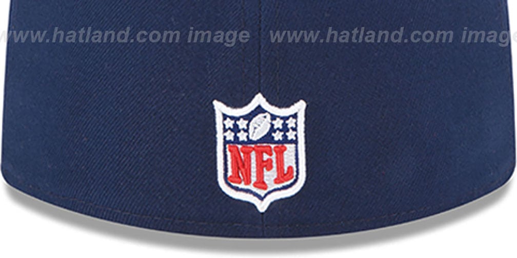 Seahawks 'NFL SUPER BOWL XLIX ONFIELD' Navy Fitted Hat by New Era